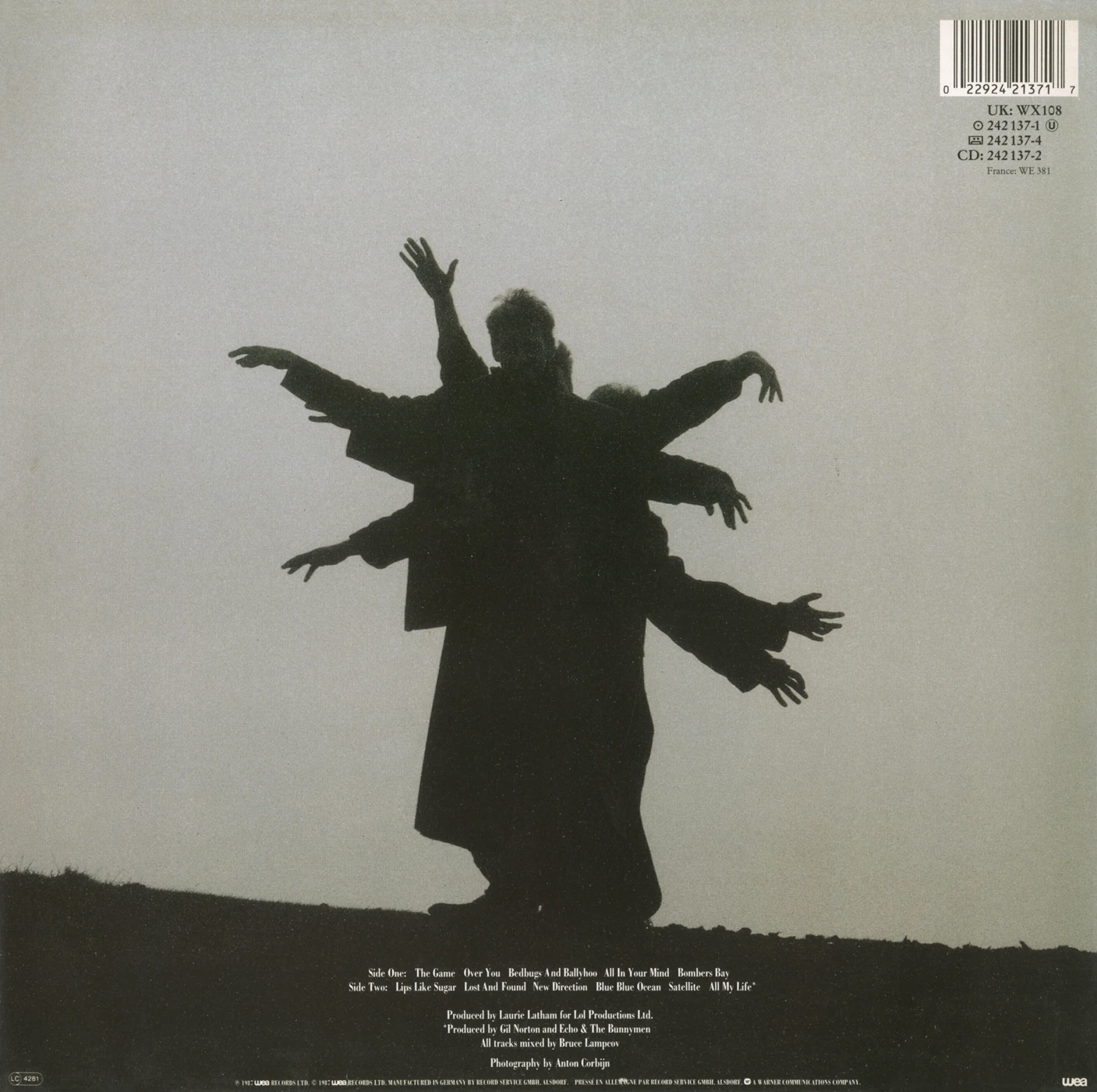 Echo & The Bunnymen back cover