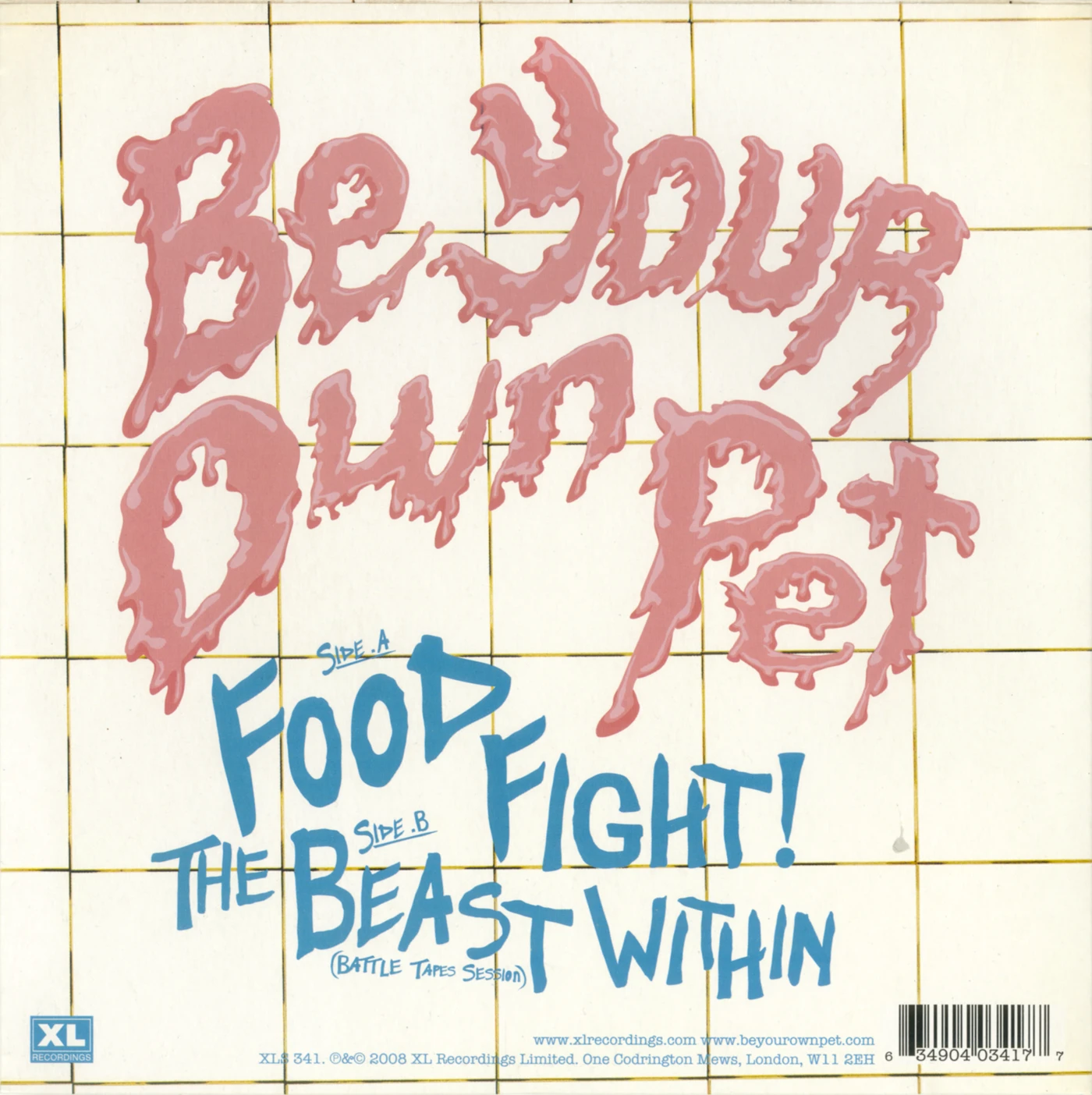 Food Fight – Be Your Own Pet back cover