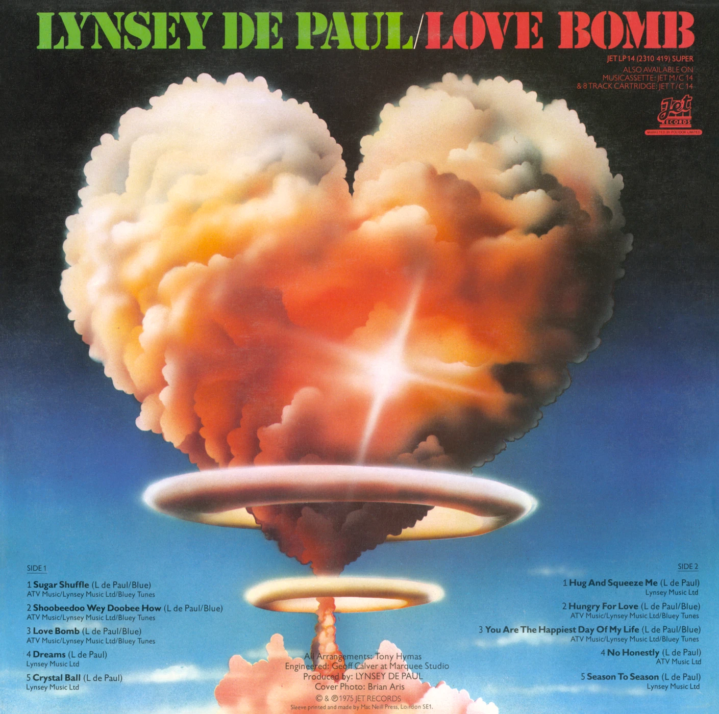 Love Bomb back cover