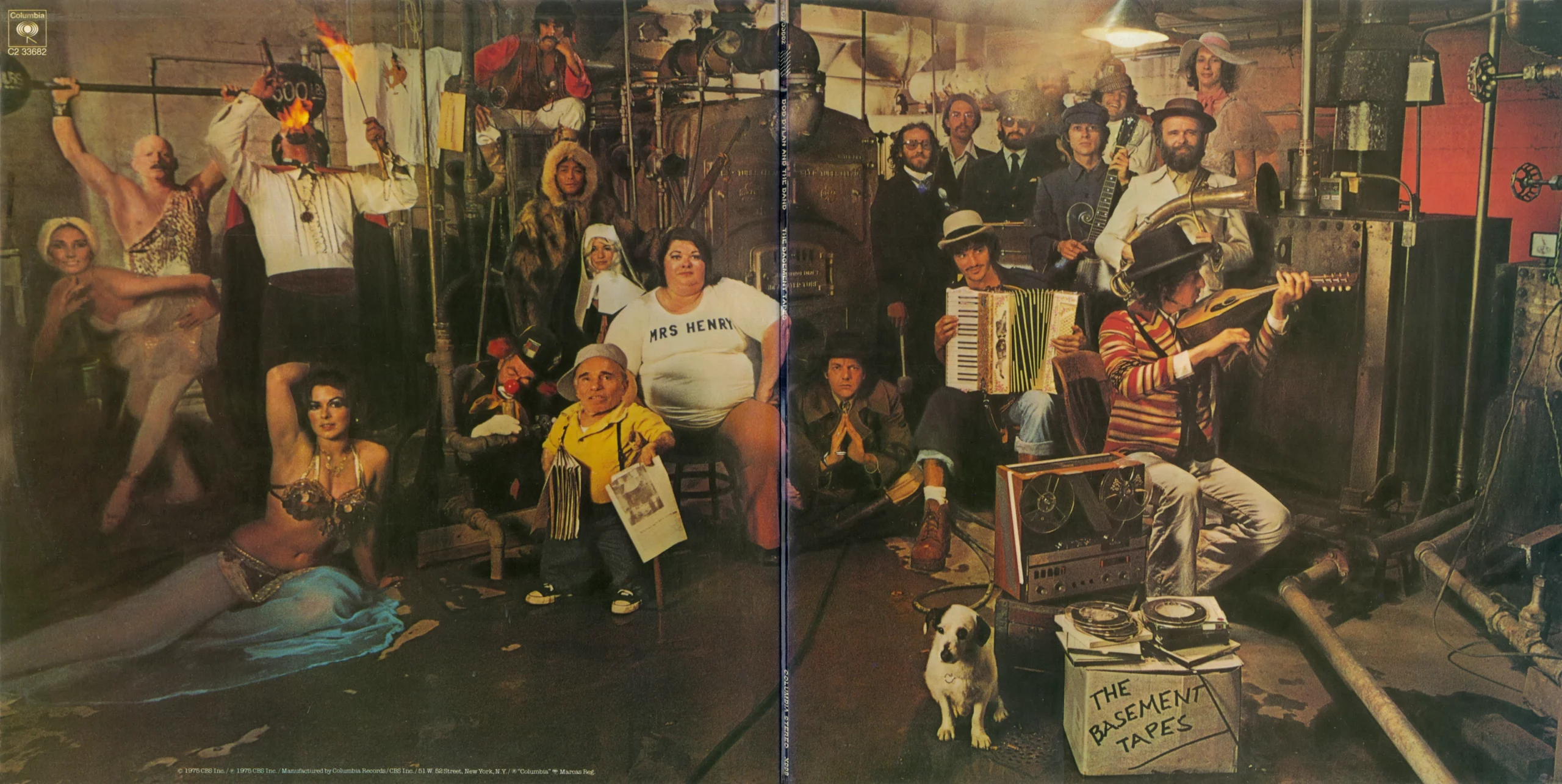 The Basement Tapes back cover