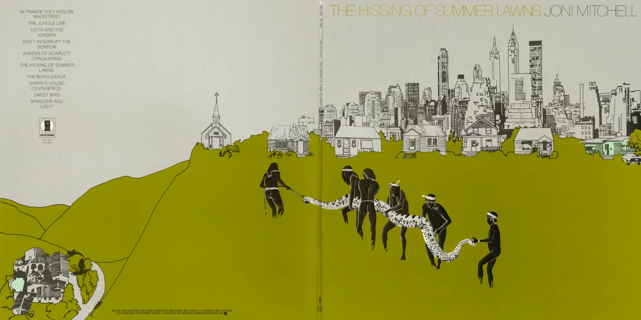 The Hissing Of Summer Lawns back cover